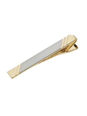 Silver and Gold Plated Tie Bar