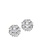 14K White Gold 1.00ctw Diamond Cluster Stud