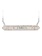 14K White Gold Baguette and Pave Diamond Bar Necklace