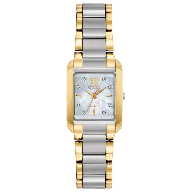 Ladies Two Tone Citizen Bianca Eco Drive Watch - Polly's Jewelry