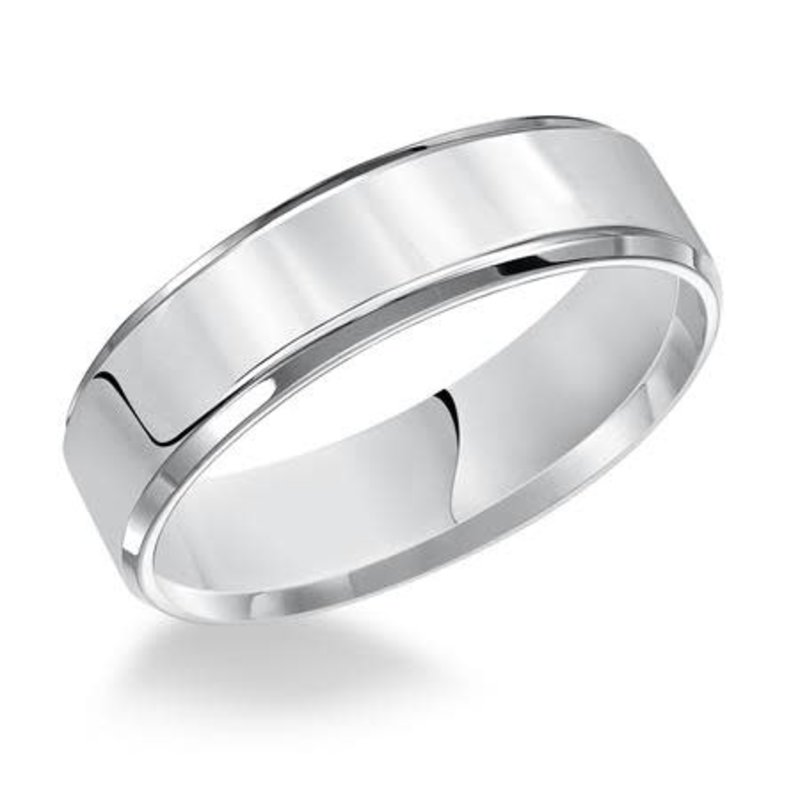 White Gold Comfort Fit Wedding Band