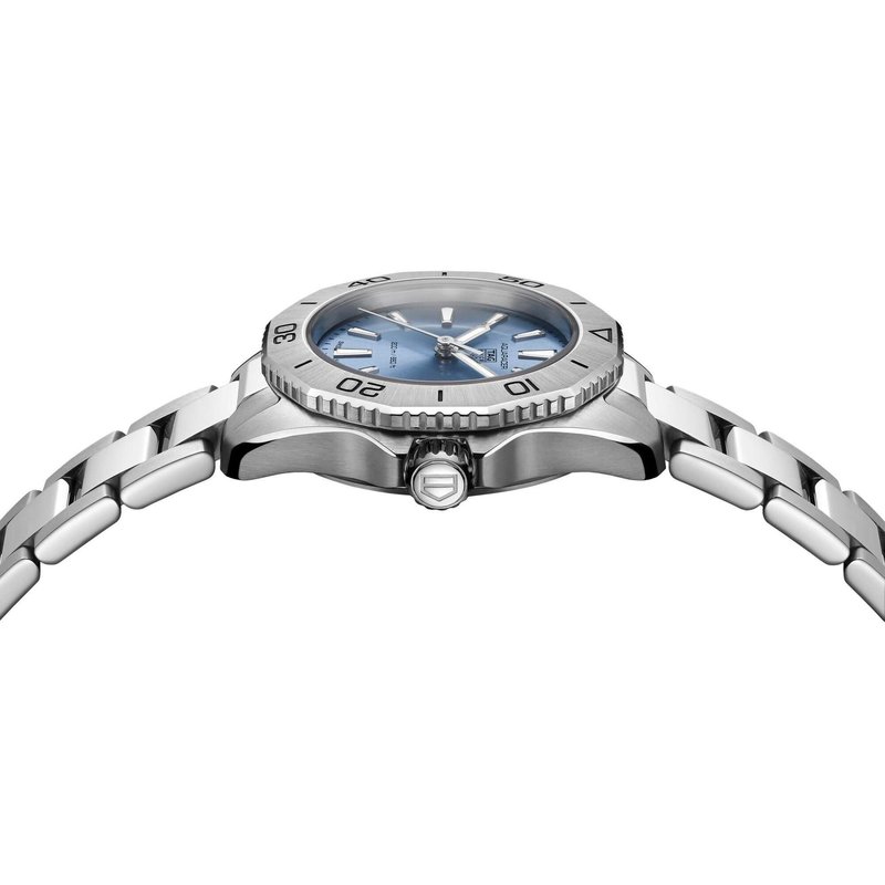 TAG Heuer Ladies Stainless Steel Quartz Aquaracer with Blue Sunday Dial