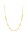 10KT 20" HEAVY PAPERCLIP NECKLACE
