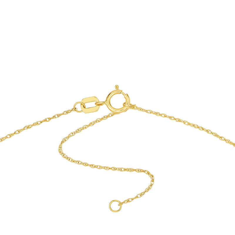 14K Yellow Gold Wave Necklace
