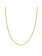 14K Yellow Gold Paper Clip & Rolo Necklace