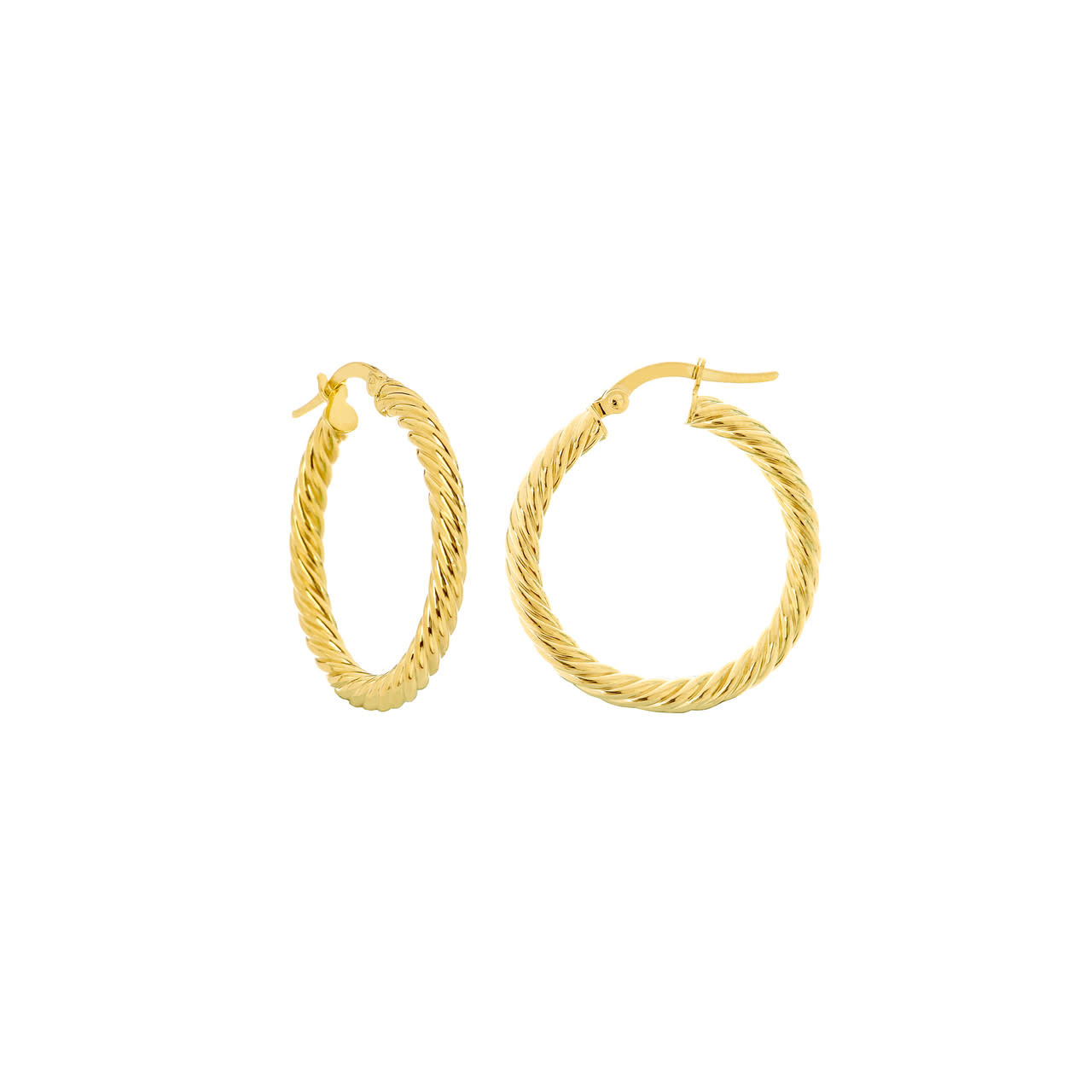 Rope Hoop Earrings