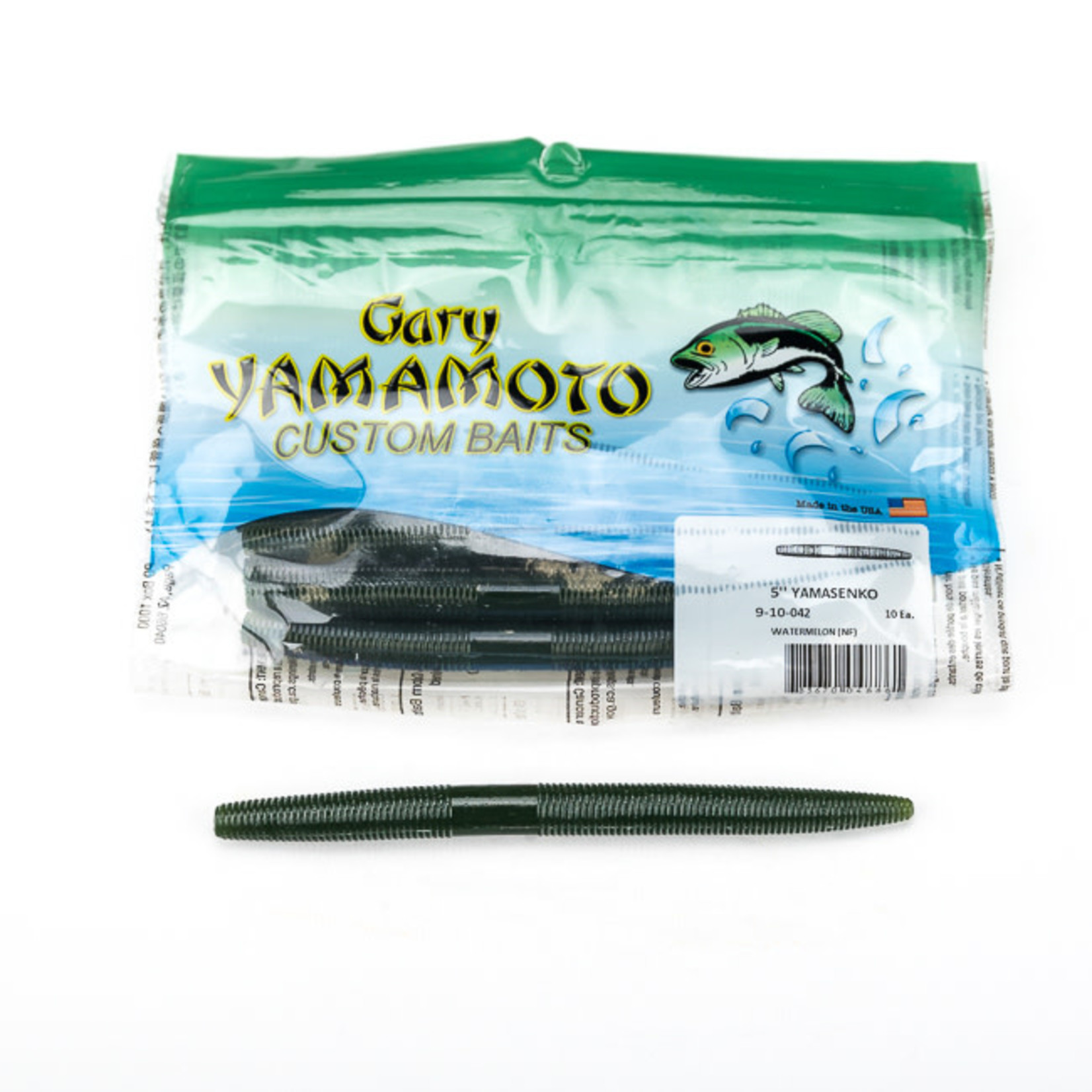 Yamamoto Baits Yamamoto 9-10-042 Senko Worm, 5", 10pk, Watermelon (138792)