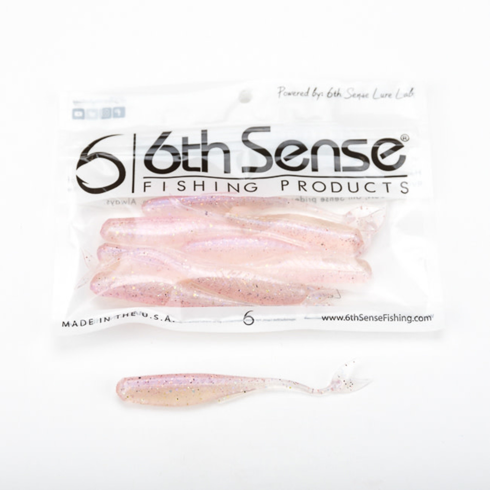 6th Sense 6th Sense Juggle Minnow 4.0, Rose Minnow, 9PK