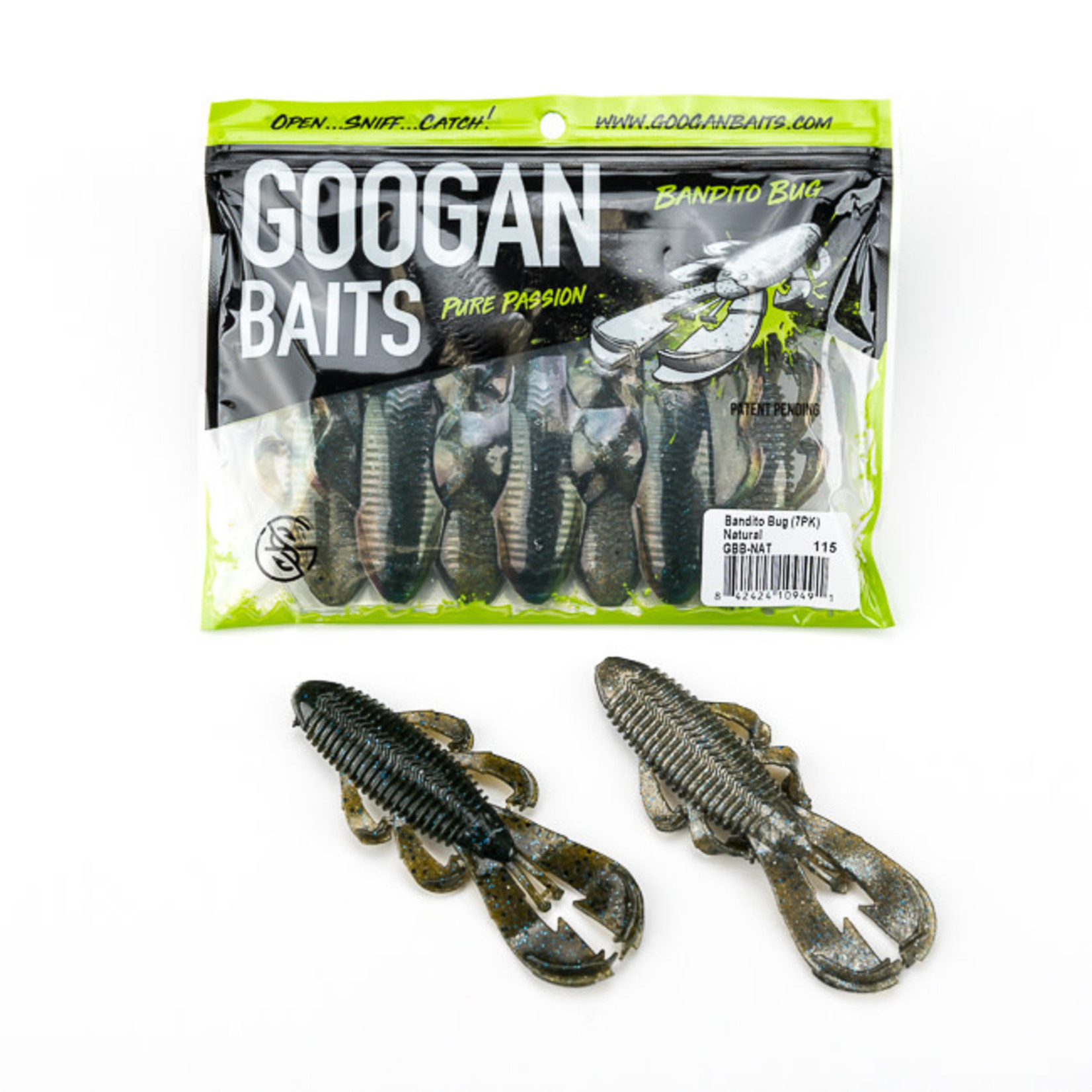 Googan Googan Baits GBB-NAT Bandito Bug, Natural - Idaho Rod and Reel