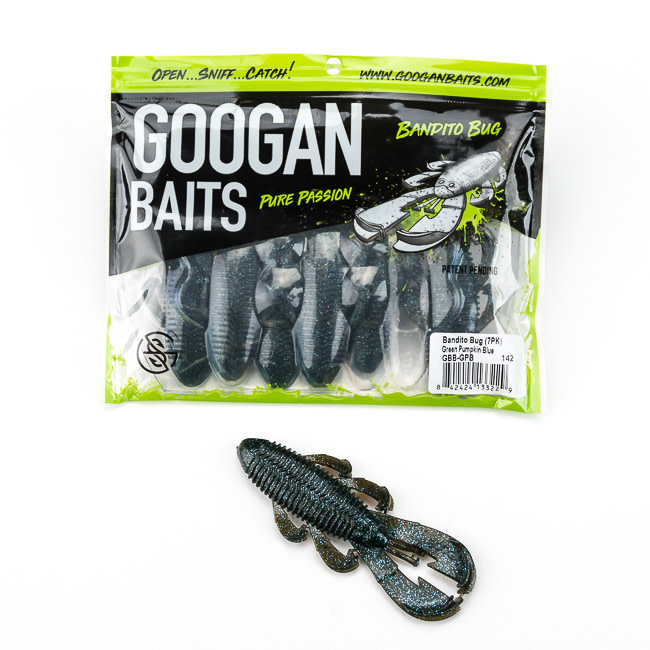 Googan Googan Baits GBB-GPB Bandito Bug, Green Pumpkin Blue - Idaho Rod ...