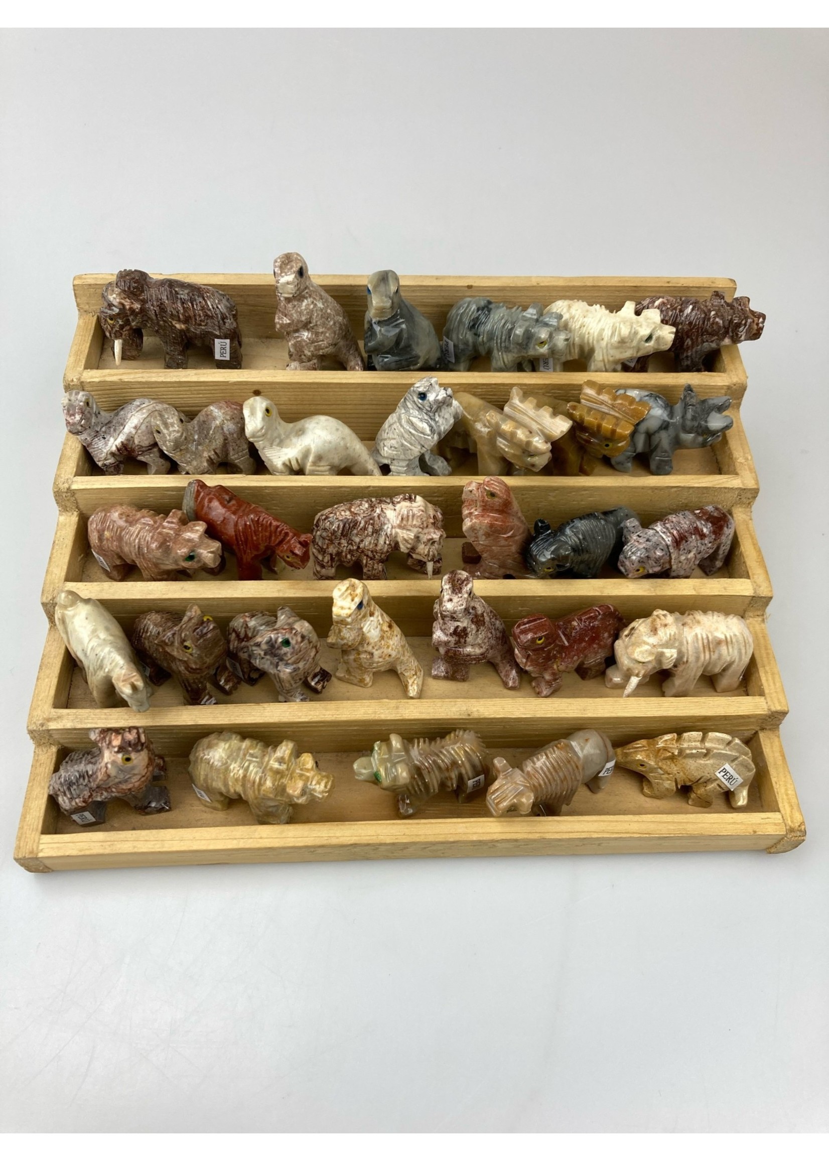 Geological Wonders GW Soapstone Animals