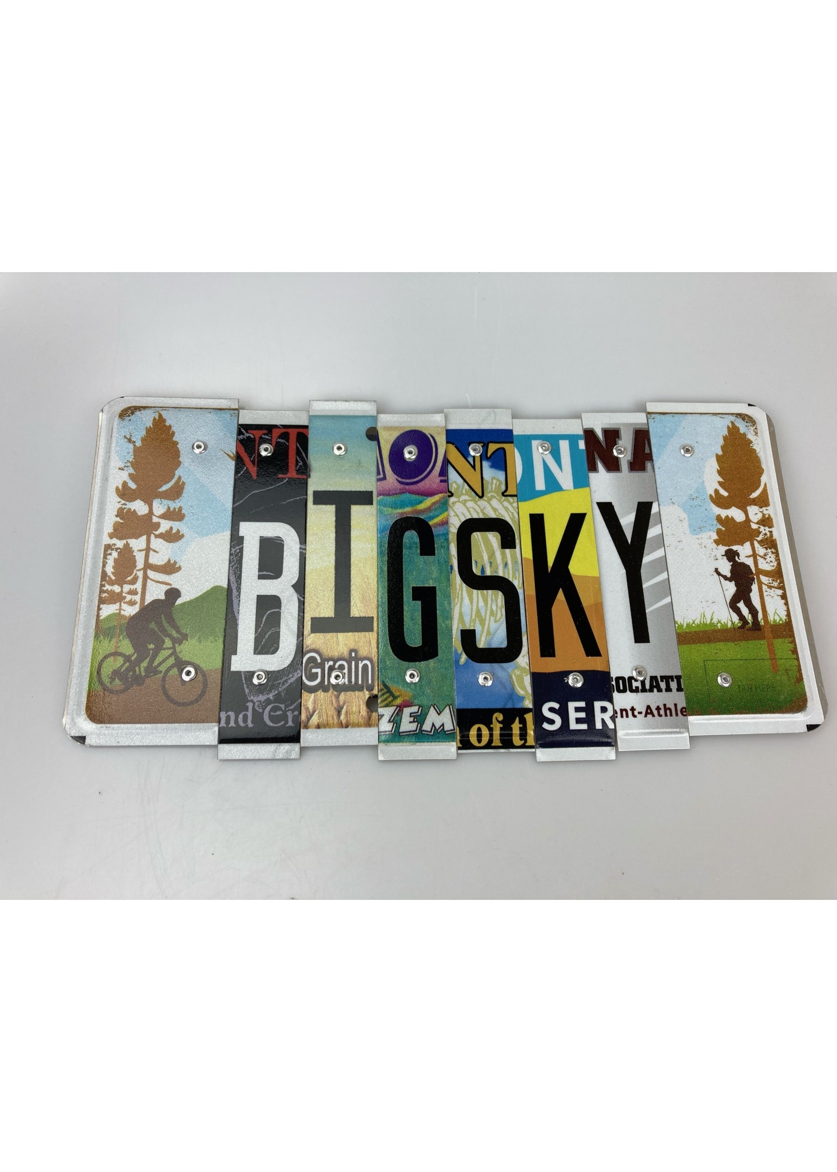 License Plate Art LPA License Plate Collage: Big Sky