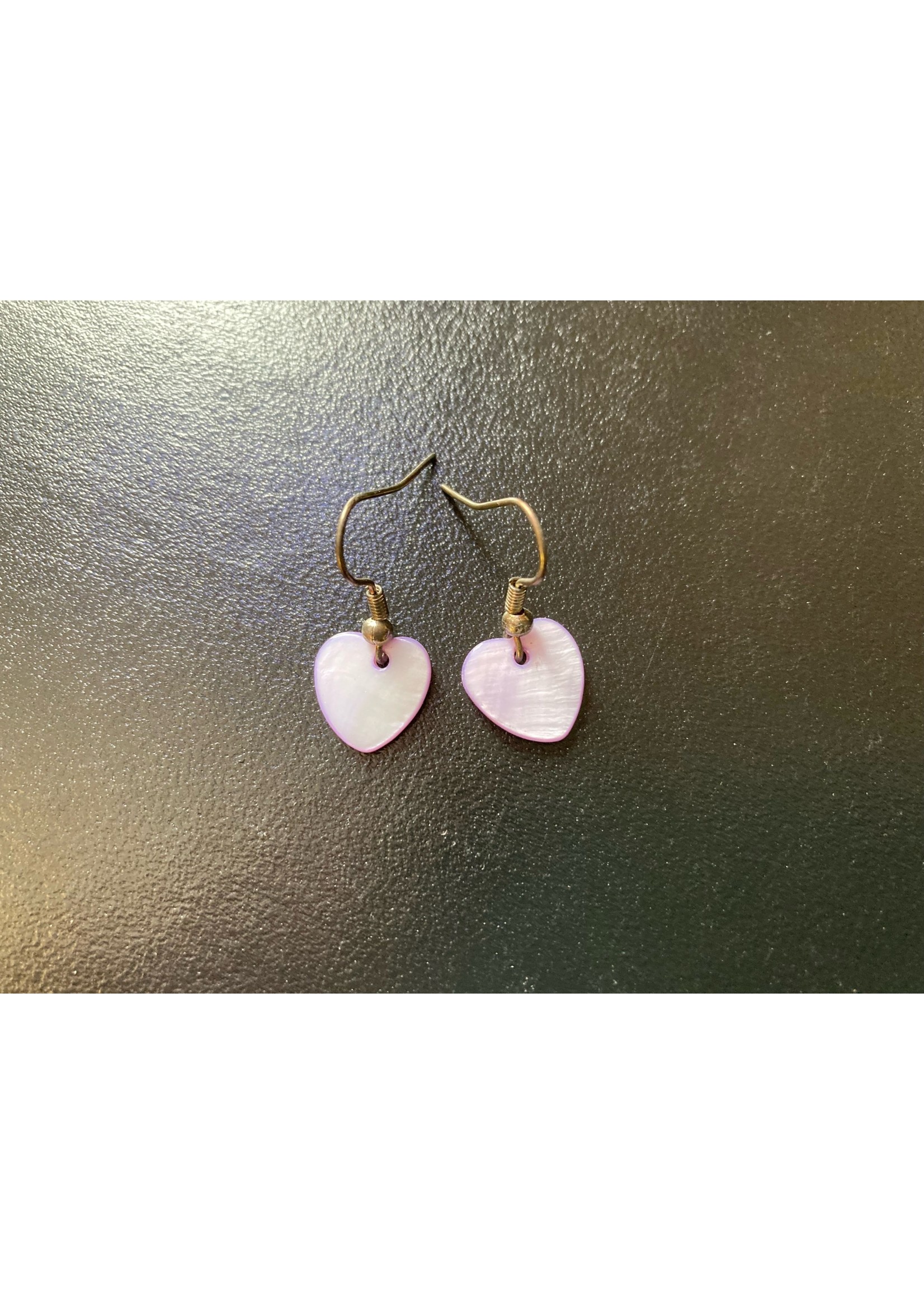 Earrings Lavender Heart