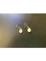 Earrings White Drop