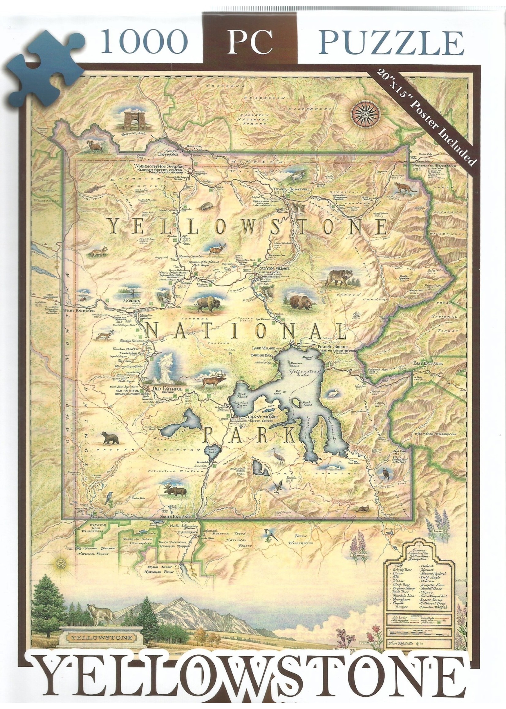 Masterpieces Puzzle Co XM Yellowstone Puzzle