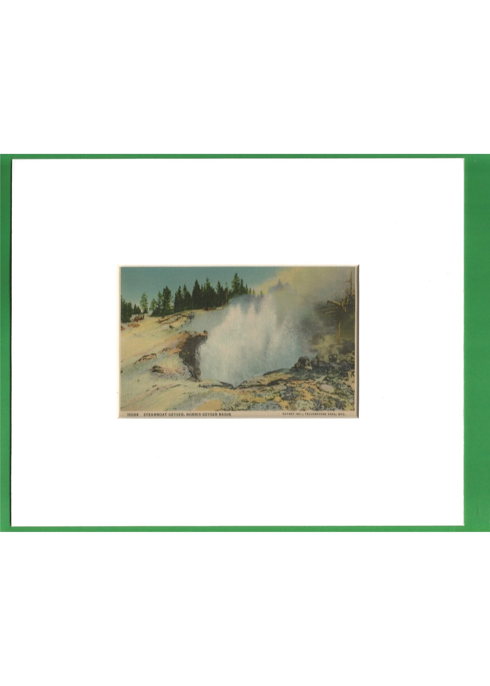 Mirage & Lineco YNP 150th Steamboat Geyser 10084 Mat