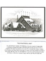 Xplorer Maps XM Old Faithful Inn Notecard