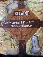 Xplorer Maps YNP Fleece Blanket