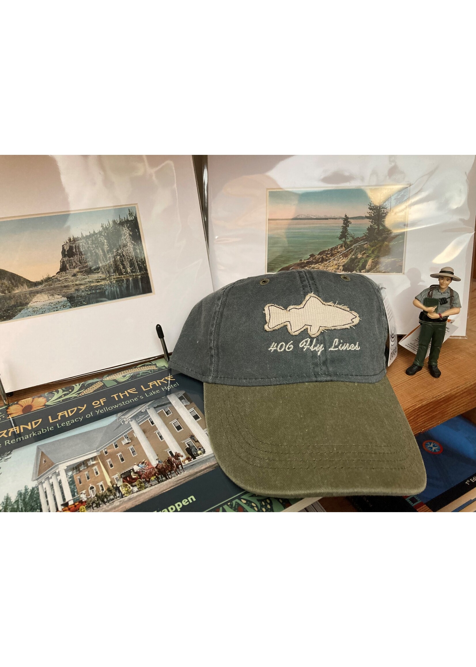 Fishing Spruce/Bark Baseball Hat