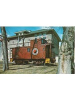 Postcard, Northern Pacific Caboose