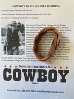 CC Child Cowhide Mystery Braid Bracelet