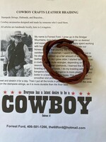 CC Adult Cowhide Mystery Braid Bracelet