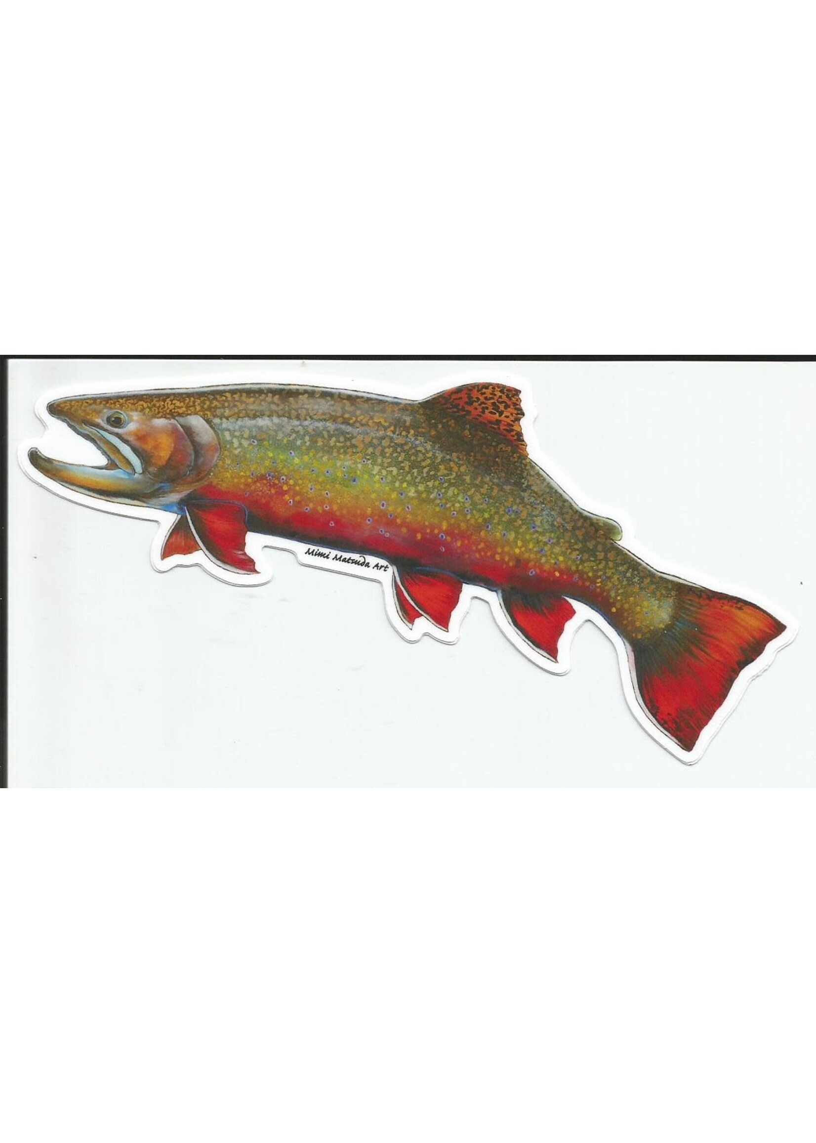 MMA Brook Trout Sticker