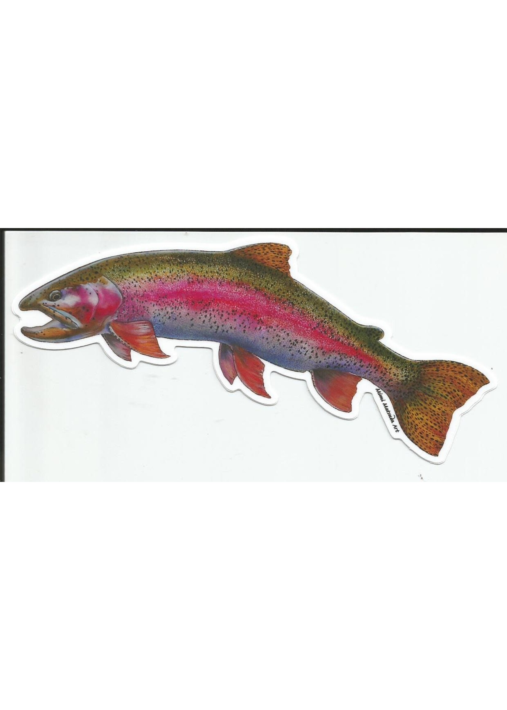 MMA Rainbow Trout Sticker