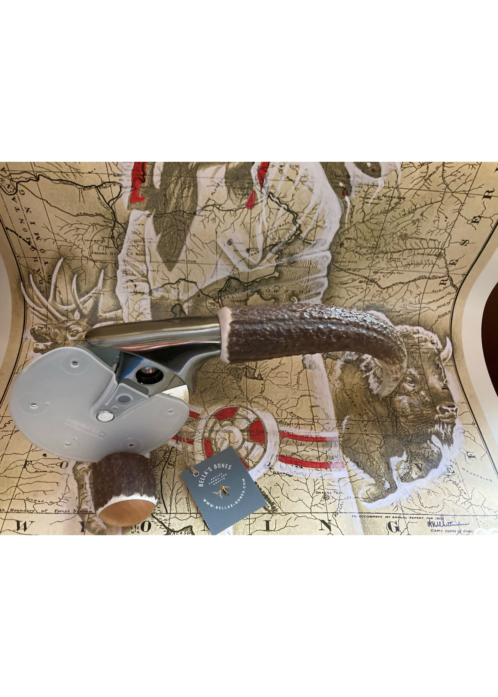 BB 4" Pizza Cutter with Stand