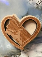 AnH Silvertip Family AnH Magnet Heart Back