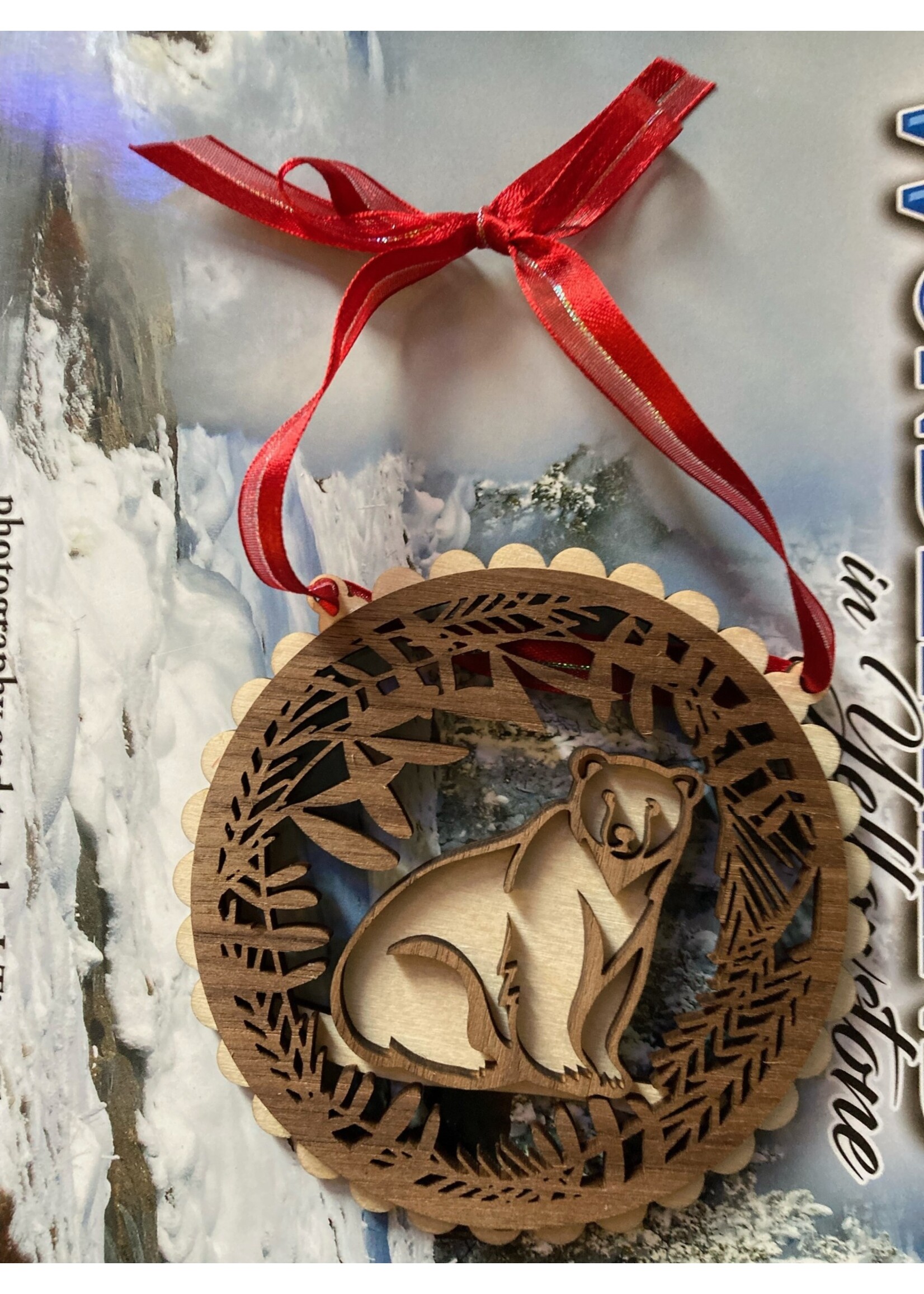 AnH Silvertip Family AnH Ornament Bear