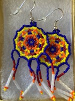 GV Earrings Bright Web Dangles
