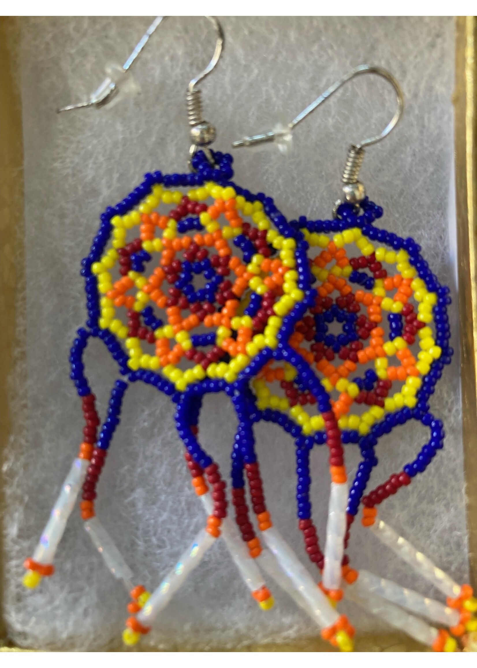 GV Earrings Bright Web Dangles