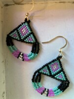 GV Earrings Aqua Teepee