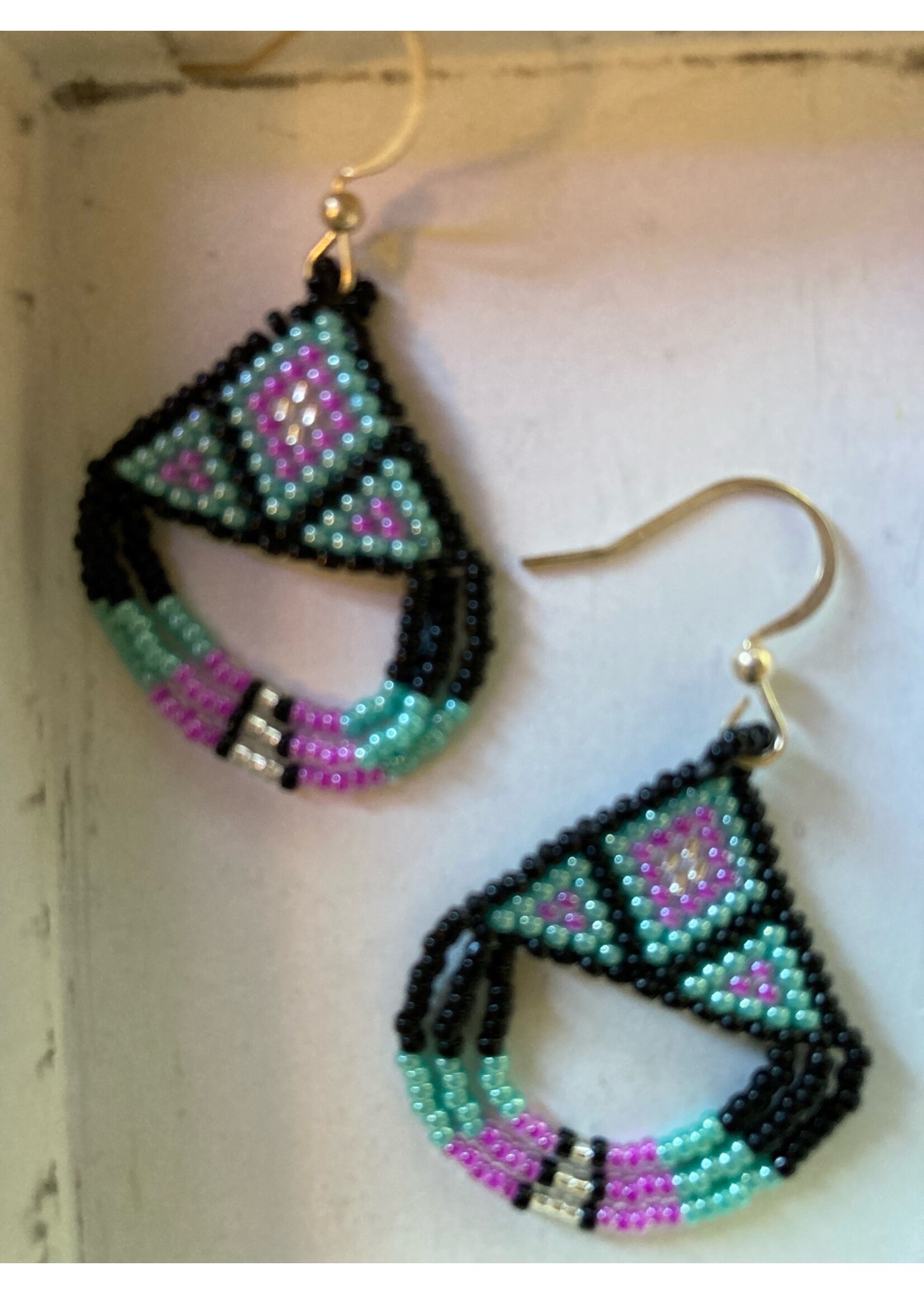 GV Earrings Aqua Teepee
