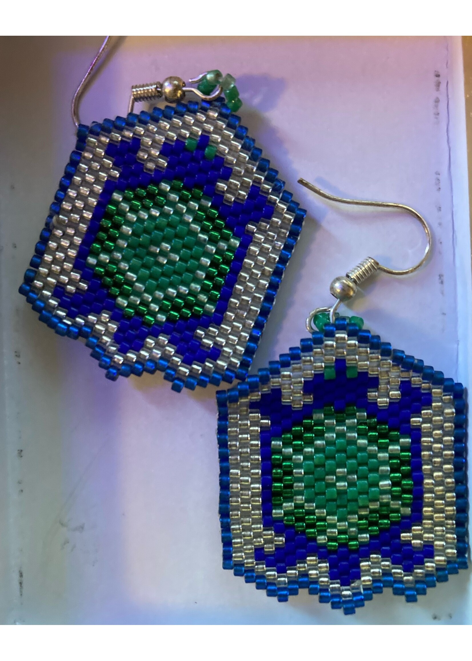 GV Earrings Silver Turtle