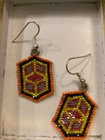 GV Earrings Orange Geo