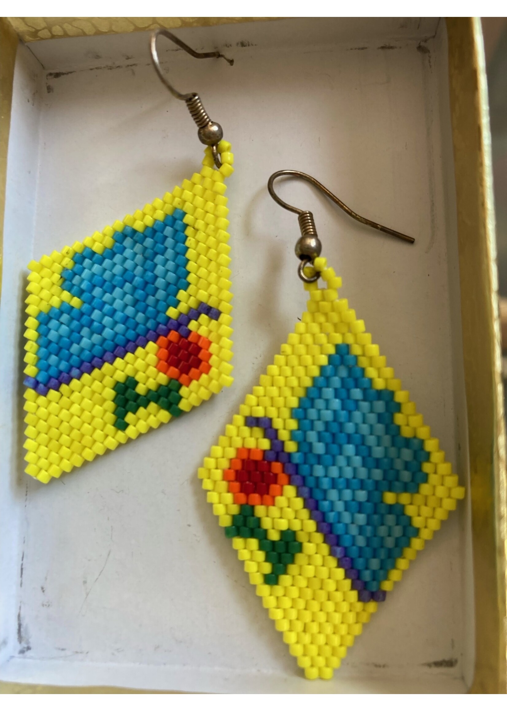 GV Earrings Blue Butterfly