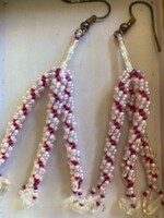 GV Earrings Pink & White Trio