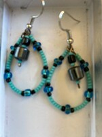 GV Earrings Aqua Bell