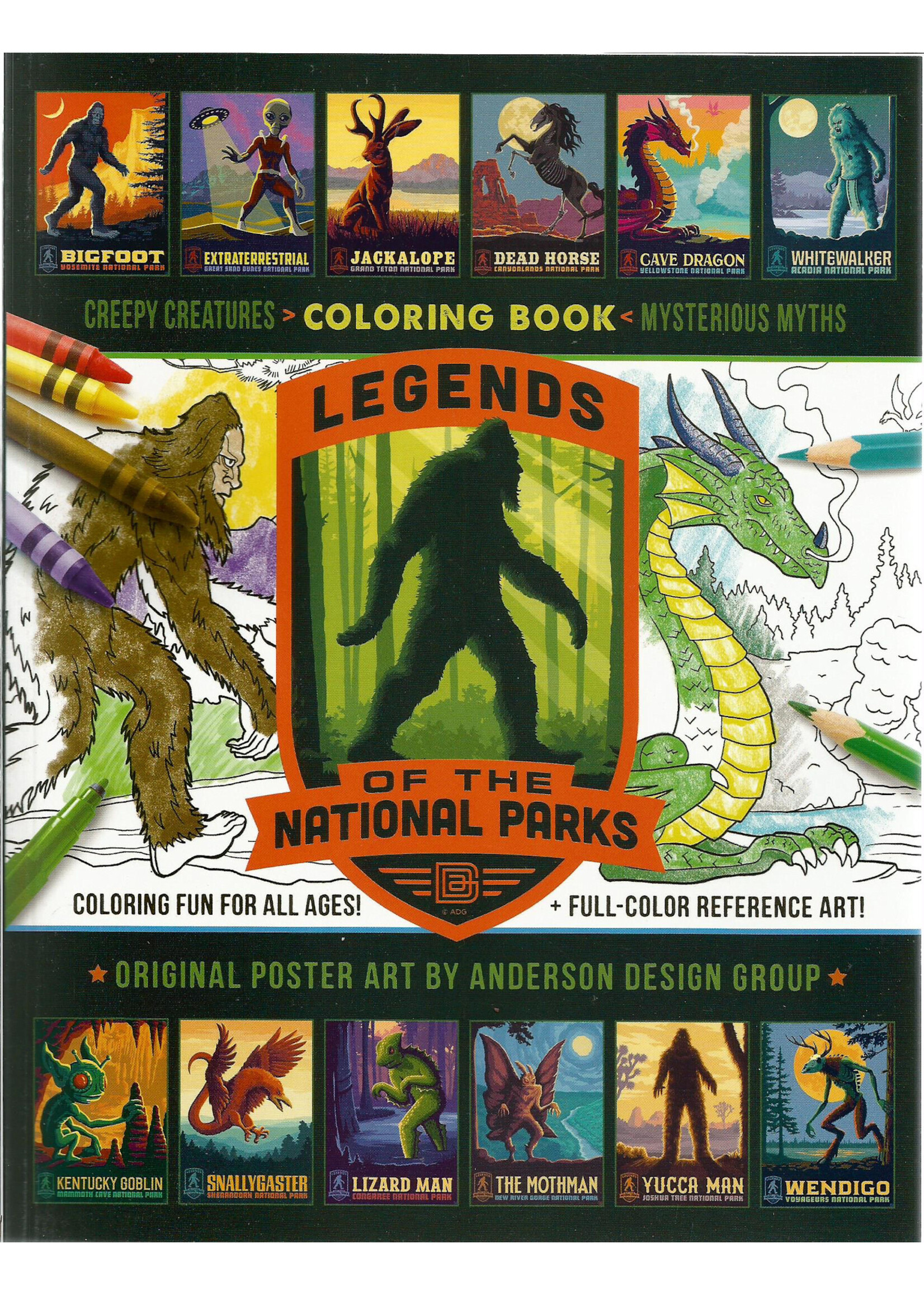 Legends of the National Parks Coloring