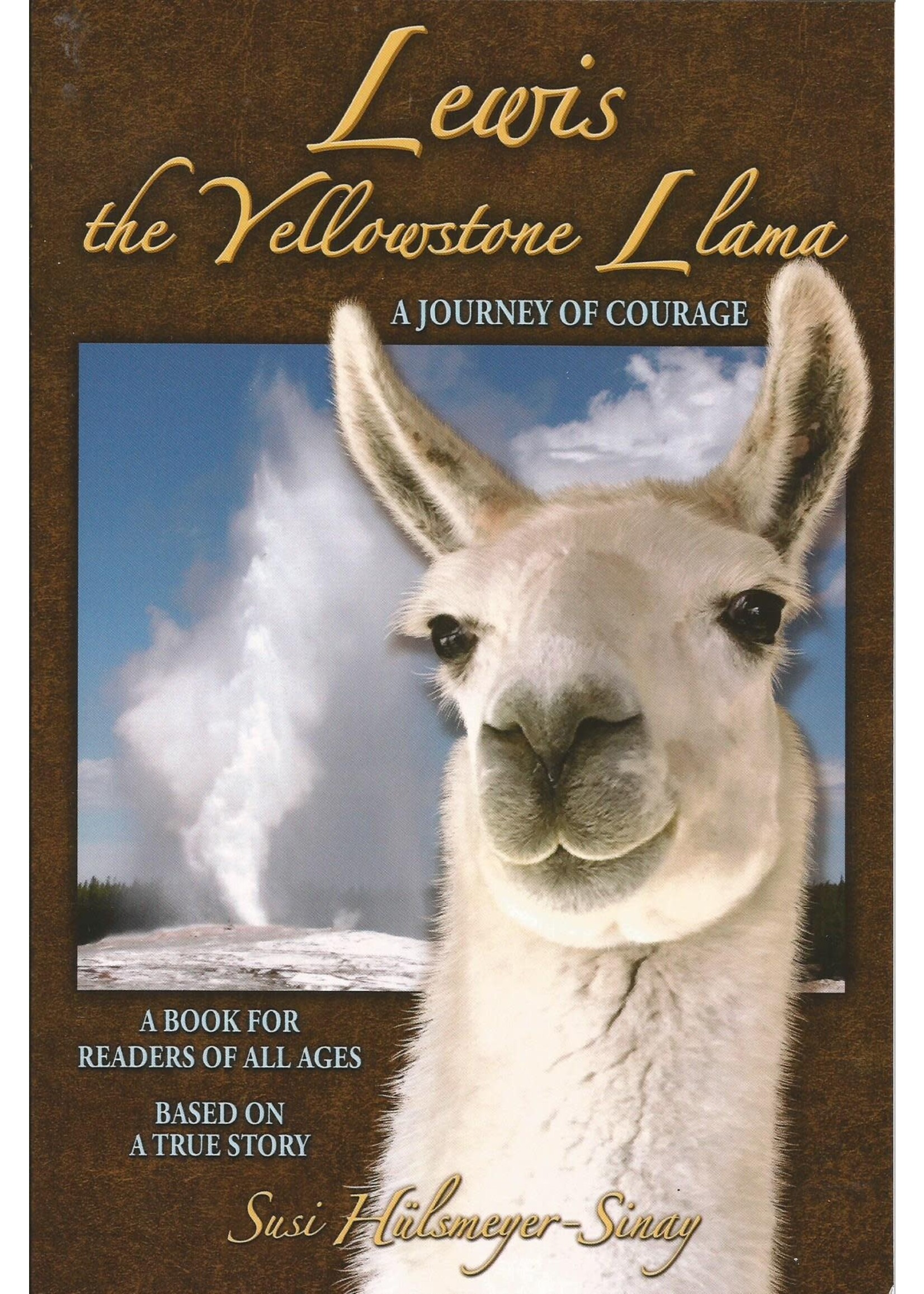 Sweetgrassbooks Lewis the Yellowstone Llama