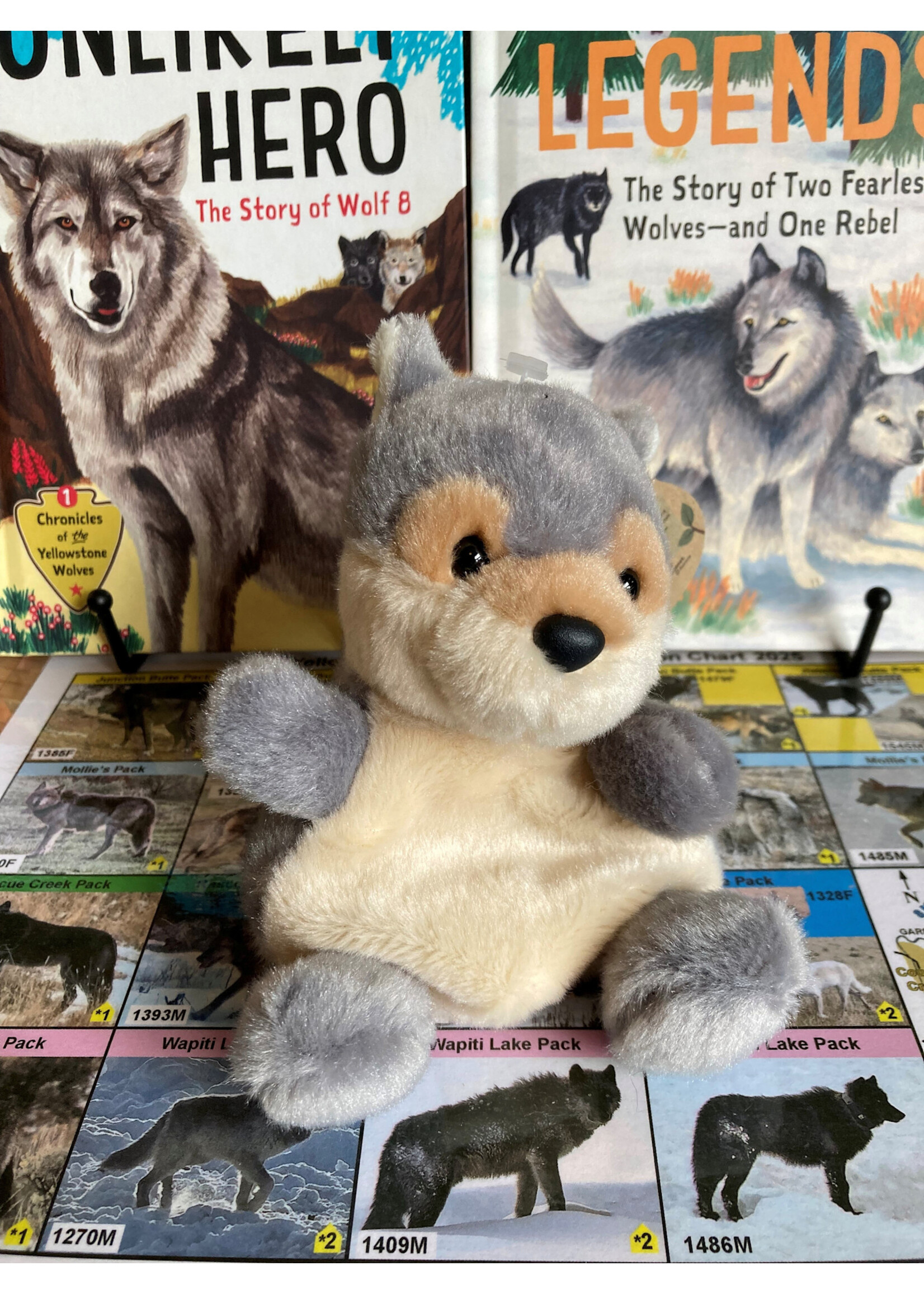 Stuffed Palm Pals Wolf