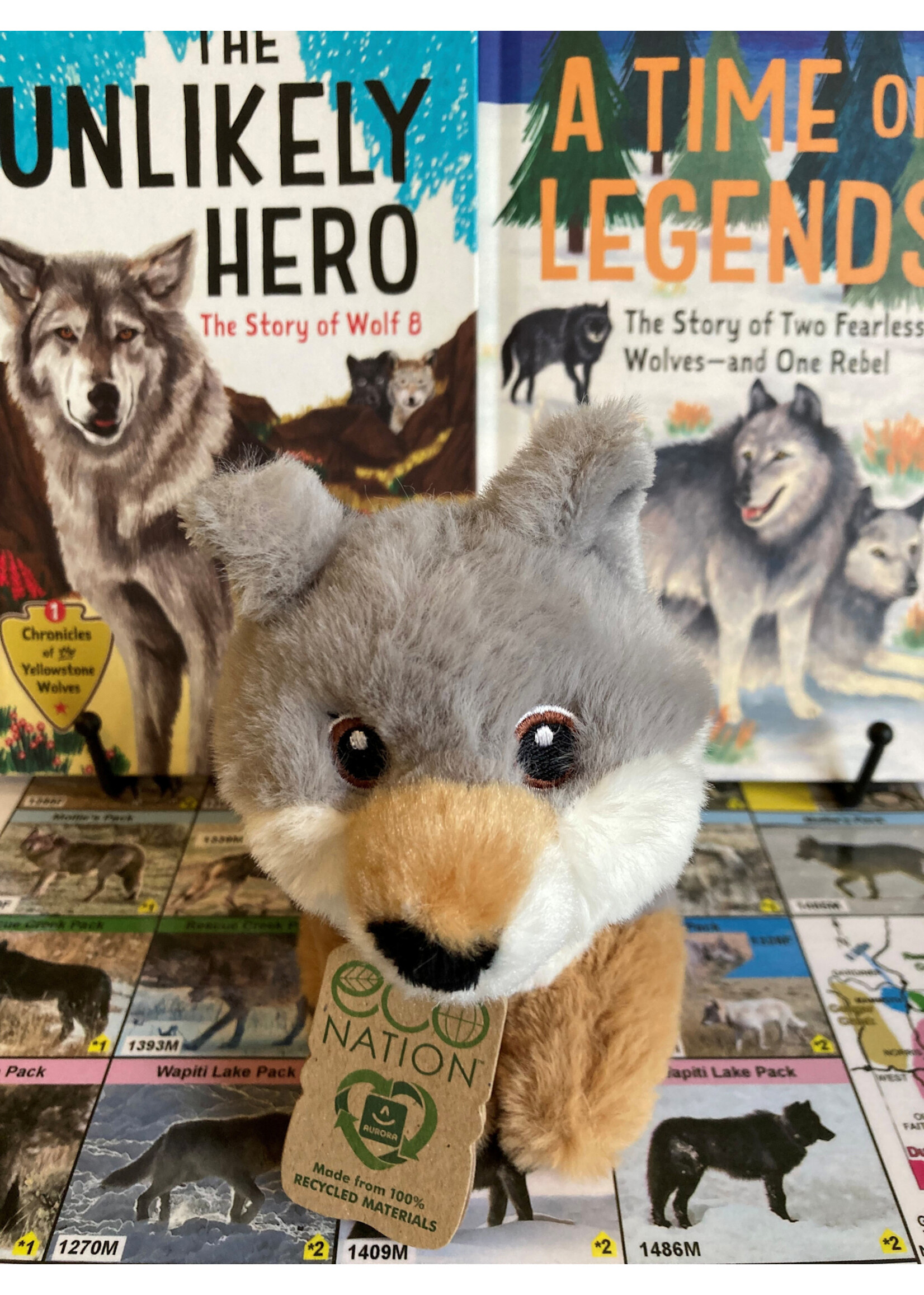 Stuffed Eco Nation Aurora Wolf