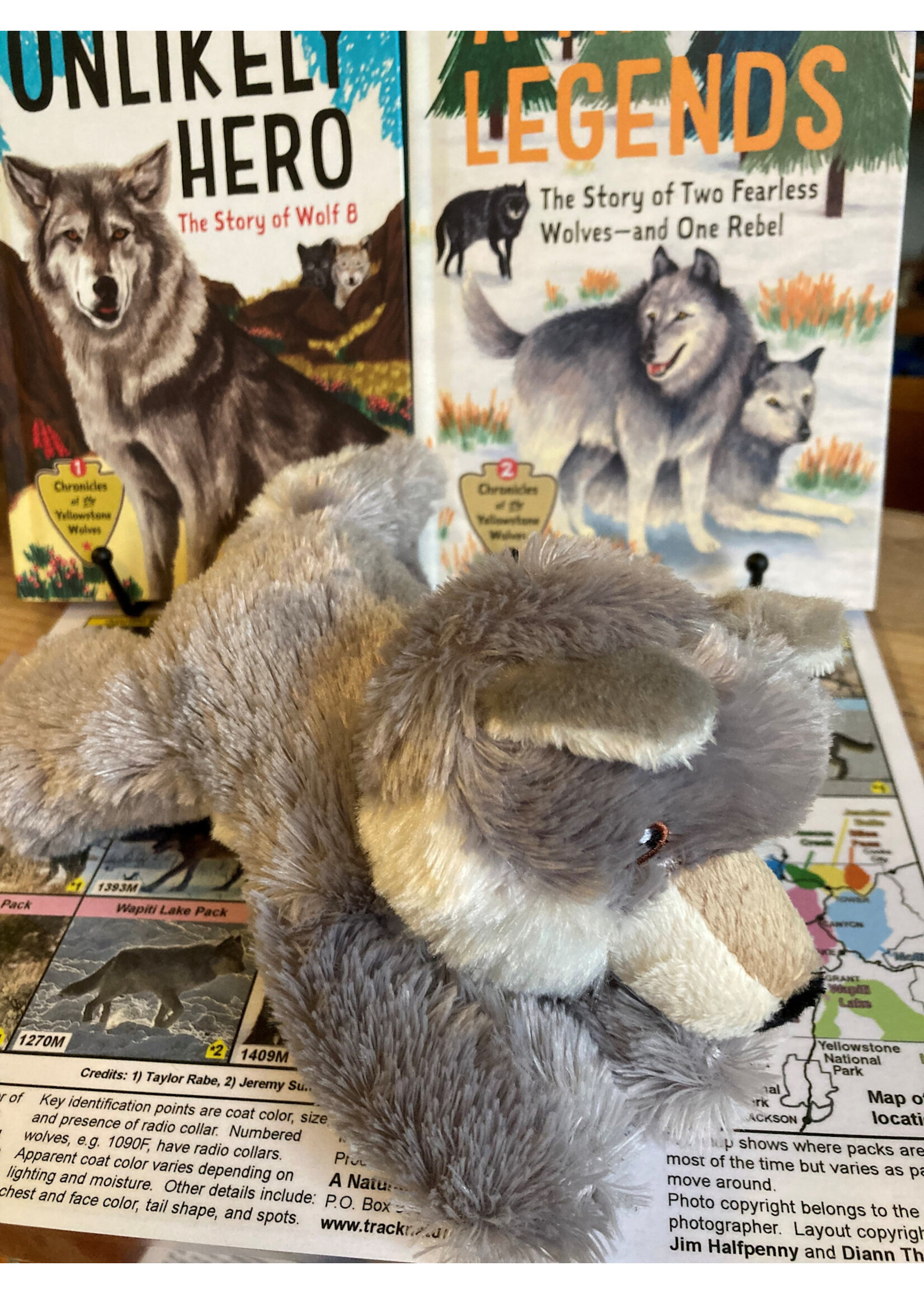Stuffed Eco Nation Aurora Softy Wolf