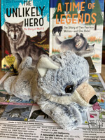 Stuffed Aurora Flopsie Winter Wolf