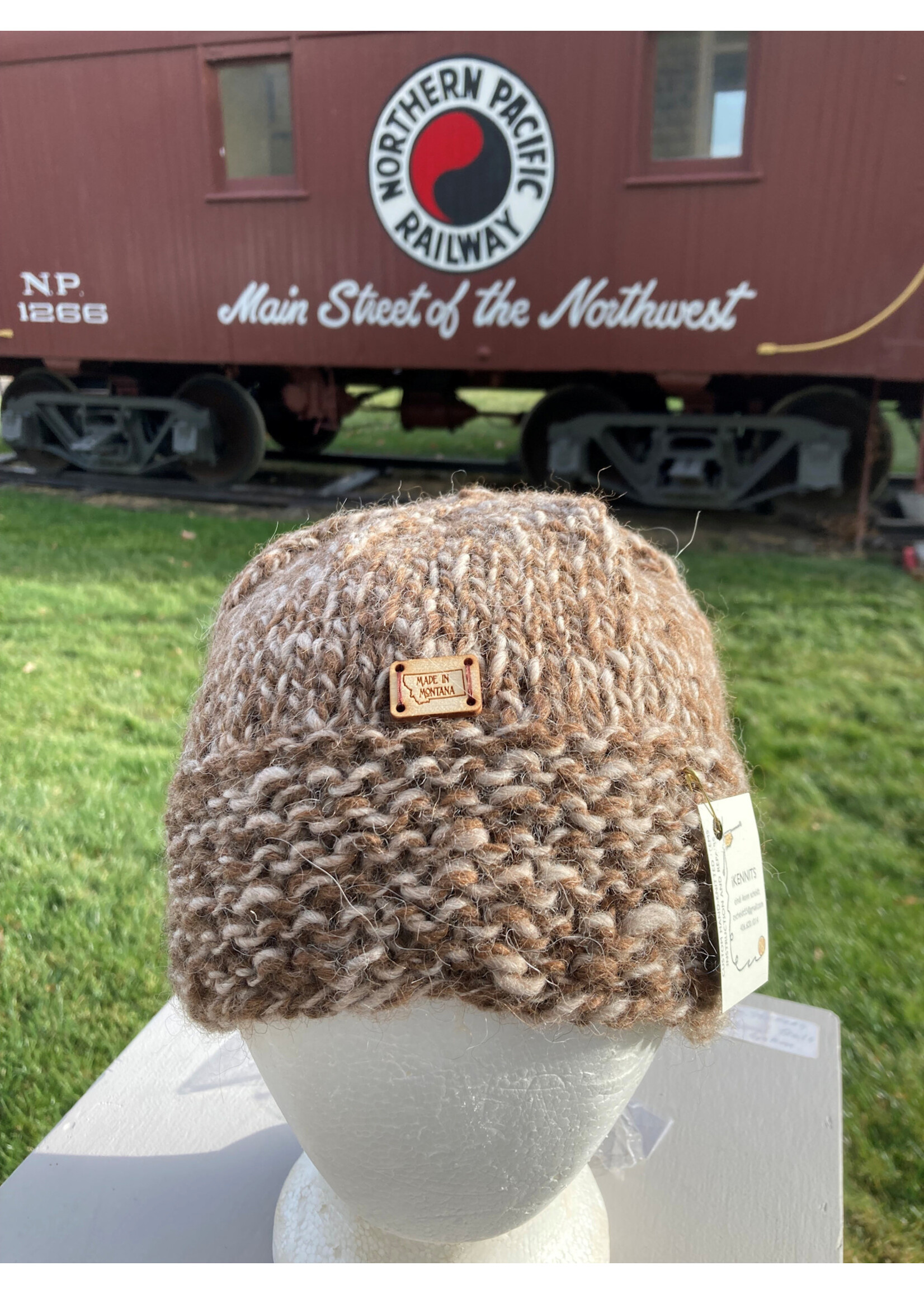 iKennits Brown MT Stocking Cap