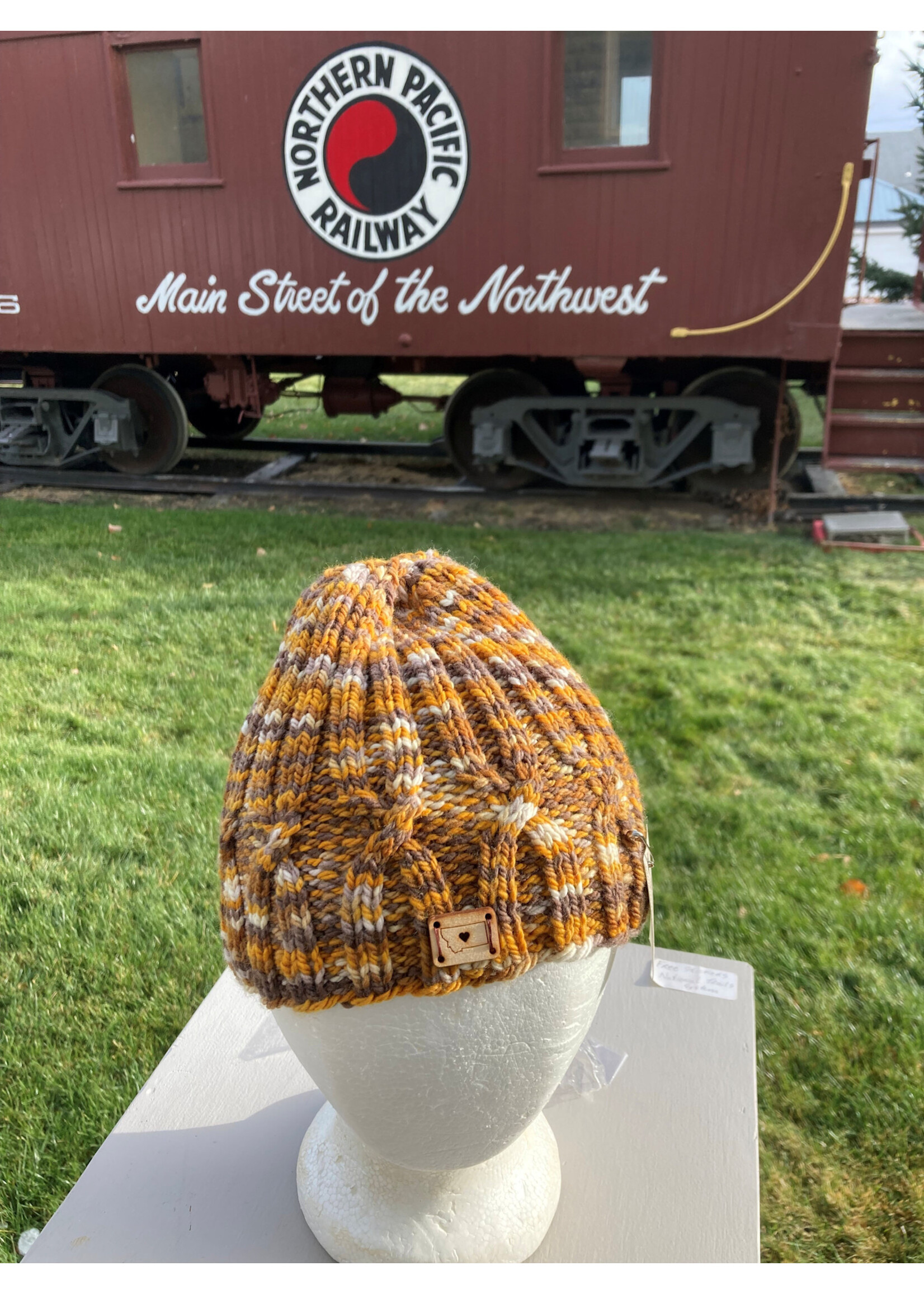 iKennits Yellow MT Stocking Cap