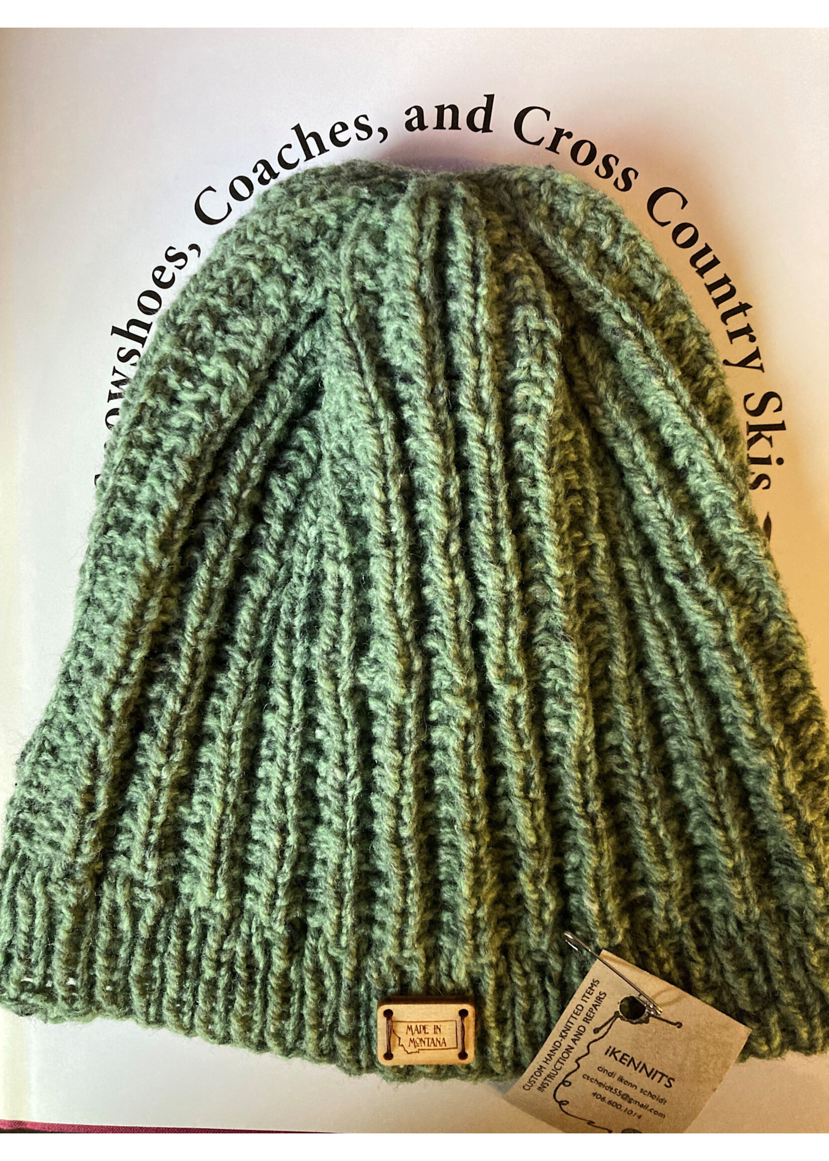 iKennits Green MT Stocking Cap