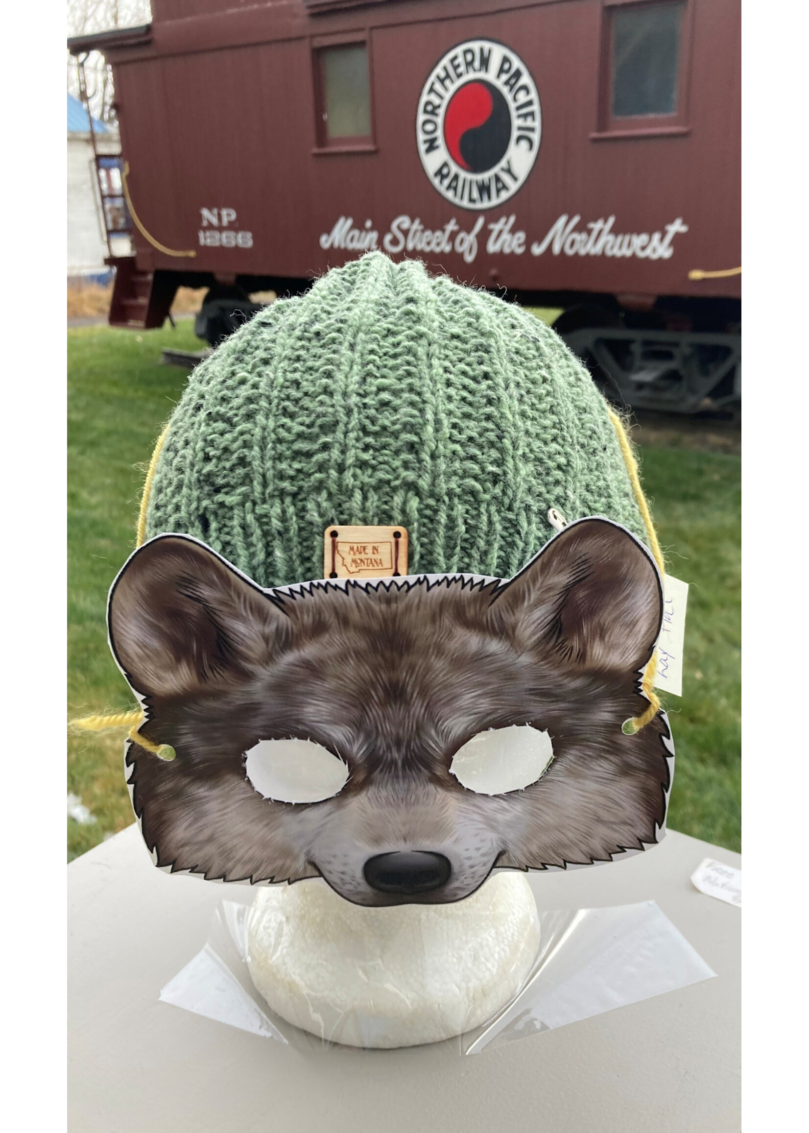 iKennits Green MT Stocking Cap